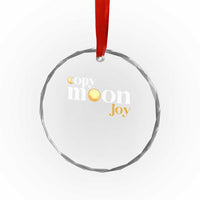 Copy Moon Joy Statement Full Moon Crystal Glass Ornament Space Exploration Lunar Journey 2026