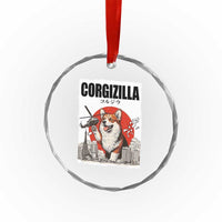 Corgizilla Giant Crystal Glass Ornament Funny Corgi Monster Roaring Tokyo Japan