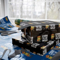 Corn To Be Wild Wrapping Paper Roll Funny Cowboy Cornboy - Wonder Print Shop