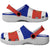 Costa Rica Clogs Shoes Heritage Palette Flag-Inspired - Wonder Print Shop
