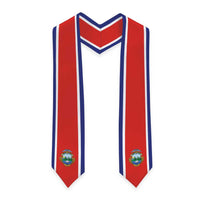 Costa Rica Graduation Stole Flag Style