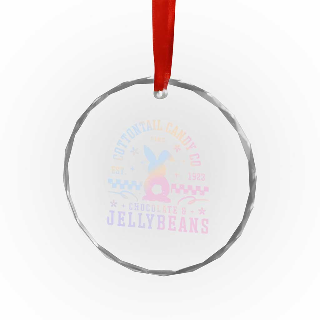 Cottontail Candy Company Easter Crystal Glass Ornament Carrot Bunny Rabbit Family Matching - Wonder Print Shop