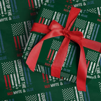 Courtesy of the Red White and Blue Wrapping Paper Roll US Military Patriotic American Flag - Wonder Print Shop