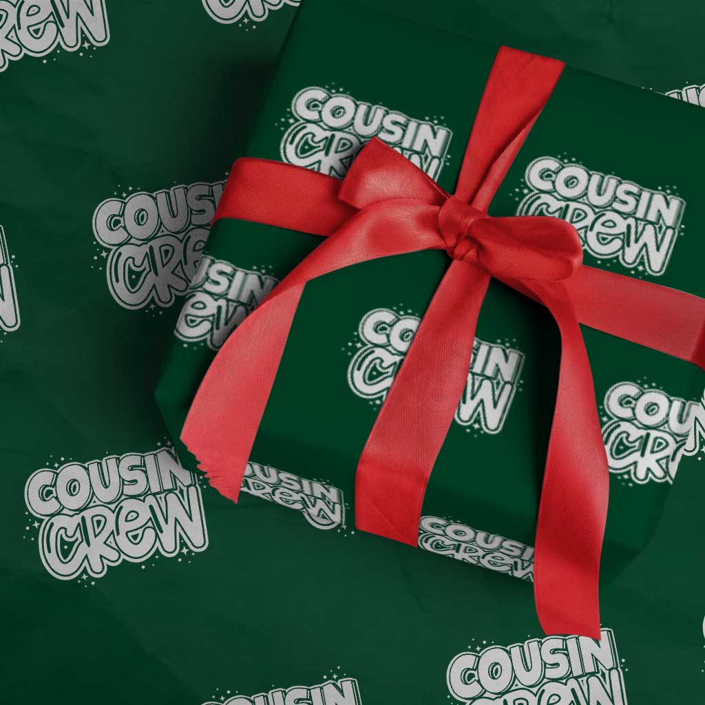 Cousin Crew Wrapping Paper Roll Cute Matching Cousins Summer Beach Vacation - Wonder Print Shop