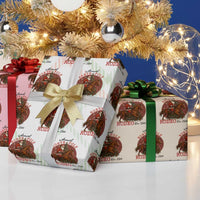 Cowboy Santa Christmas Wrapping Paper Roll Annual North Pole Rodeo Dec 25th - Wonder Print Shop