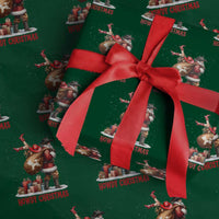 Cowboy Santa Christmas Wrapping Paper Roll Funny Western Xmas - Wonder Print Shop