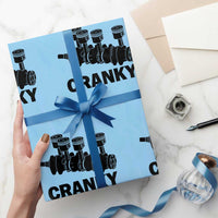 Cranky Car Engine Crankshaft Cars Lover Wrapping Paper Roll Mechanics Father Day