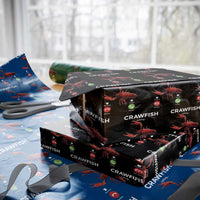 Crawfish Calling Wrapping Paper Roll Funny Fishing Cajun Boil Lobster Meme