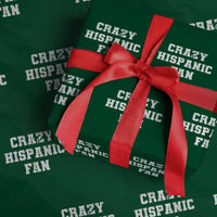 Crazy Hispanic Fan Wrapping Paper Roll Funny Basketball Latino Pride