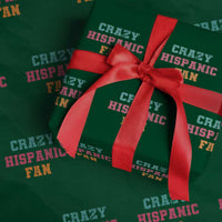 Crazy Hispanic Fan Wrapping Paper Roll Funny Latino Basketball Quote