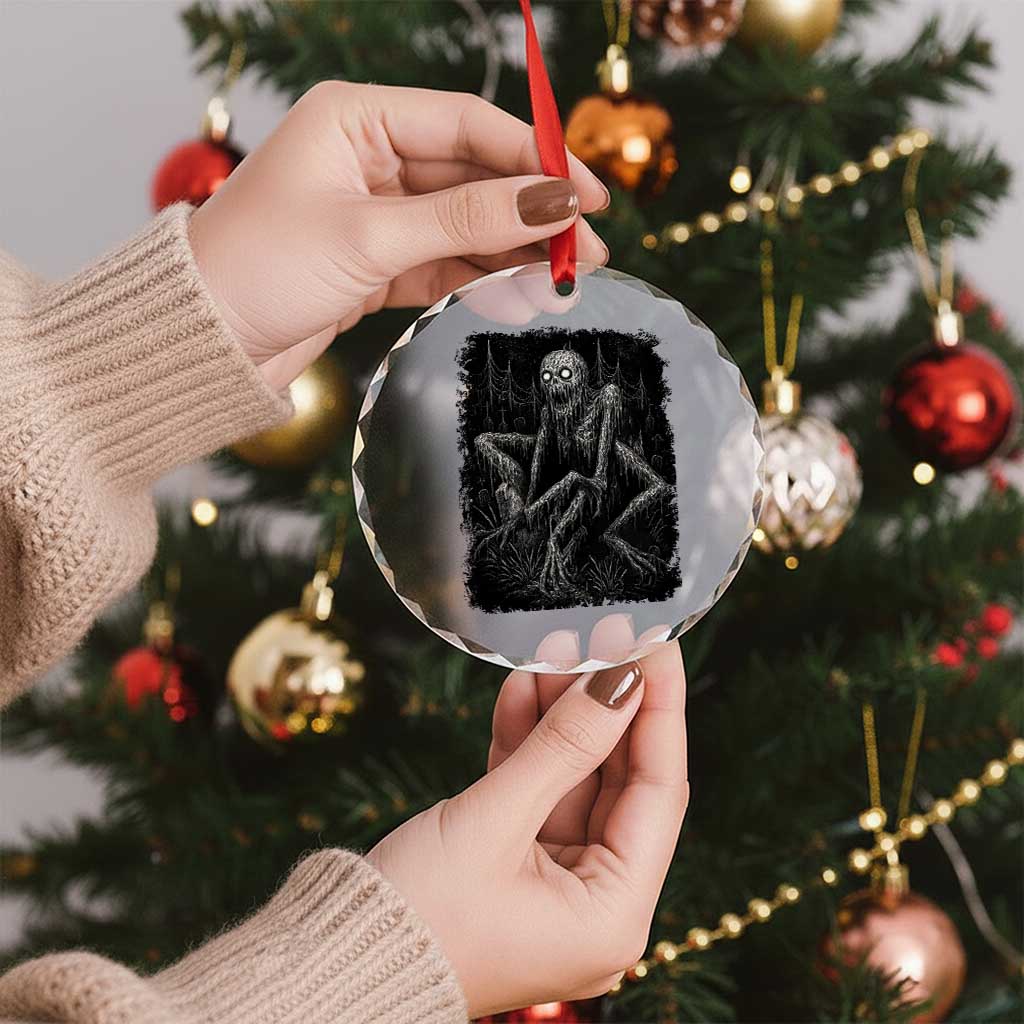 Creepy Rake Crystal Glass Ornament Creepypasta Cryptid Series Alt Goth Grunge Horror Aesthetic TS10