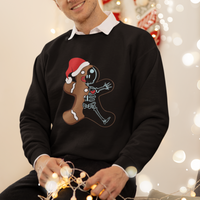 Christmas Sweatshirt Gingerbread Skeleton X-Ray Tech Nurse - Wonder Print Shop