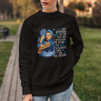 Whispered Back I'm The Storm Diabetes Cancer Awareness Month Sweatshirt - Wonder Print Shop