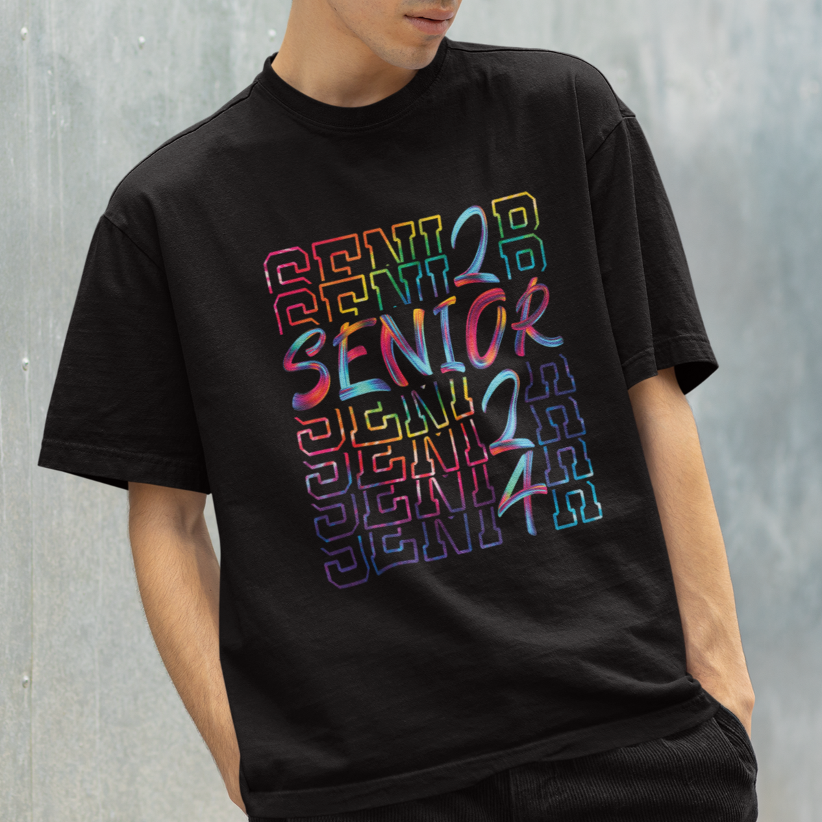 Tie Dye Senior Graduation Of 2024 T Shirt - Wonder Print Shop