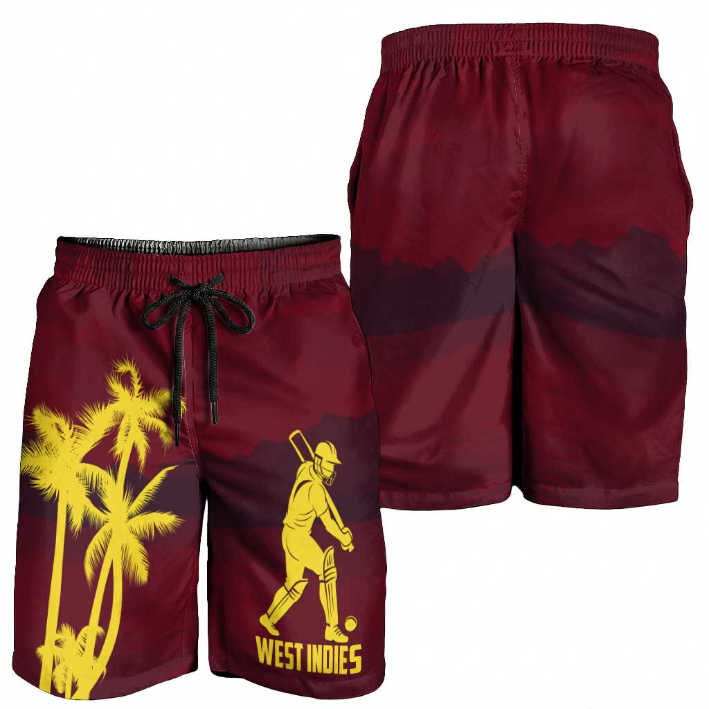 Cricket 2026 West Indies Shorts for Men WI Tropical Version