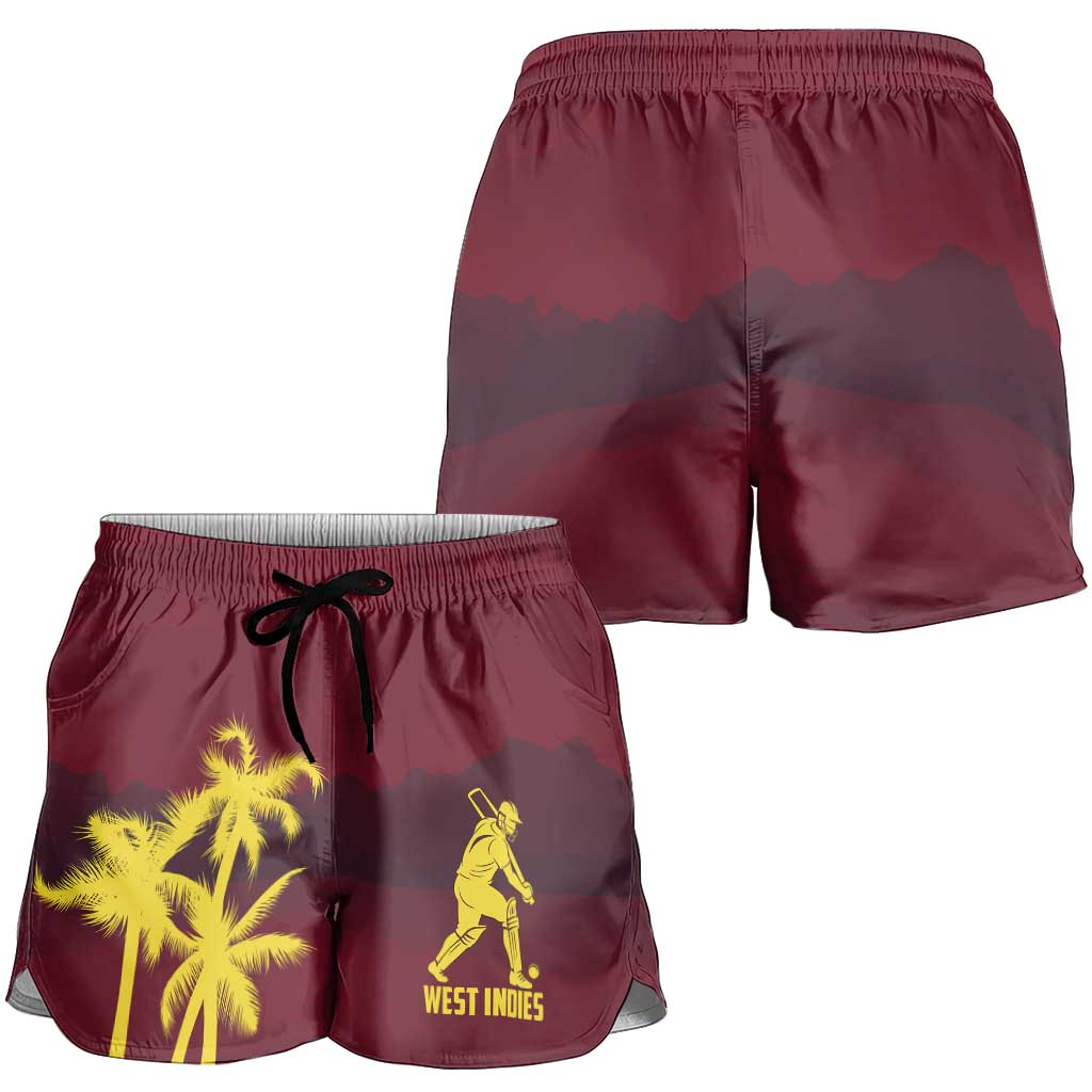 Cricket 2026 West Indies Shorts for Women WI Tropical Version