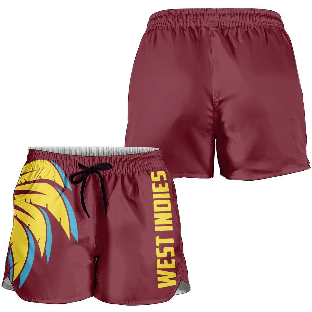 Cricket 2026 West Indies Shorts for Women Windies Go Champions