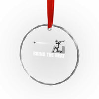 Cricket Player Crystal Glass Ornament Bring The Heat Batting