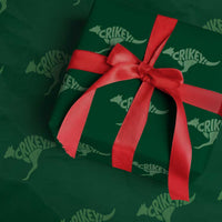 Crikey Australian Kangaroo Oz Slang Australia Wrapping Paper Roll