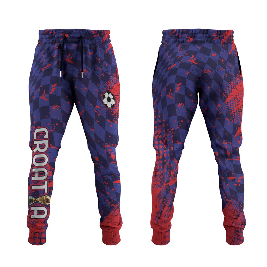 Croatia 2026 World Football Jogger Pants Hrvatska Vatreni - Wonder Print Shop