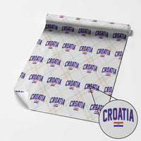 Croatia Flag Wrapping Paper Roll Vintage Hrvatska Flag Zagreb Croatian Jersey Retro