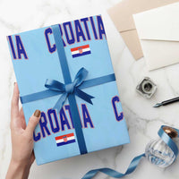 Croatia Flag Wrapping Paper Roll Vintage Hrvatska Flag Zagreb Croatian Jersey Retro