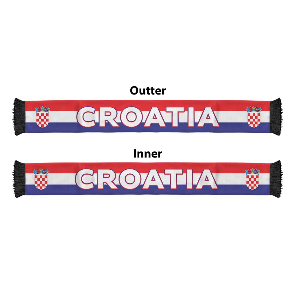 Croatia Football 2026 Soccer Scarf Flag Style