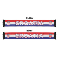 Croatia Football 2026 Soccer Scarf Flag Style