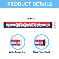 Croatia Football 2026 Soccer Scarf Flag Style