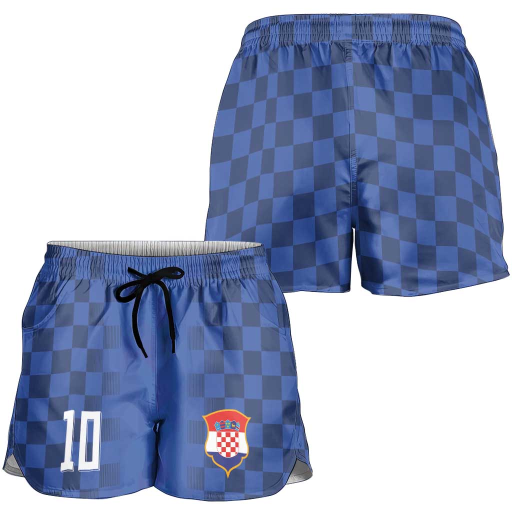 Croatia Football Custom Shorts for Women Vatreni Glory 2026 Away Colors