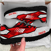 Croatia Football Nations 2026 Personalized Sneakers Sporty Pattern