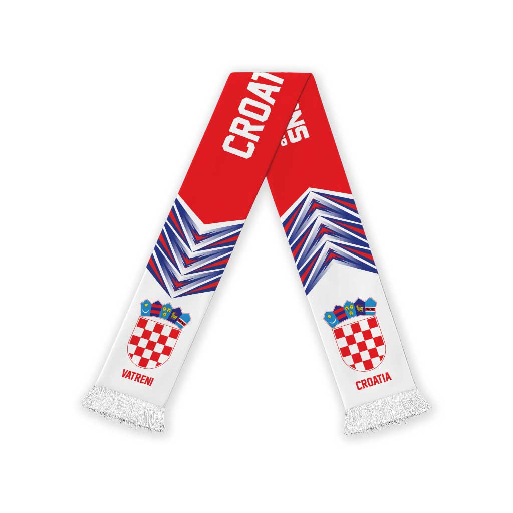 Croatia Football Nations 2026 Soccer Scarf Sporty Pattern