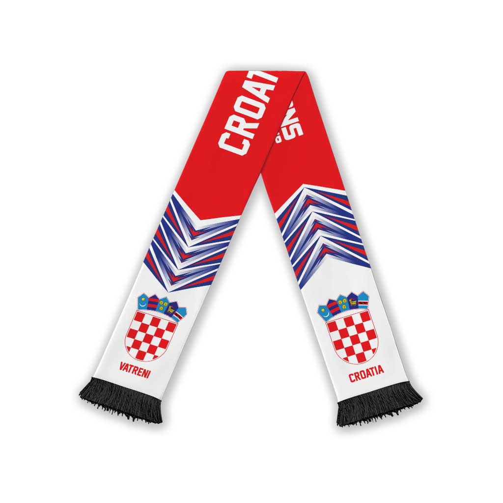 Croatia Football Nations 2026 Soccer Scarf Sporty Pattern
