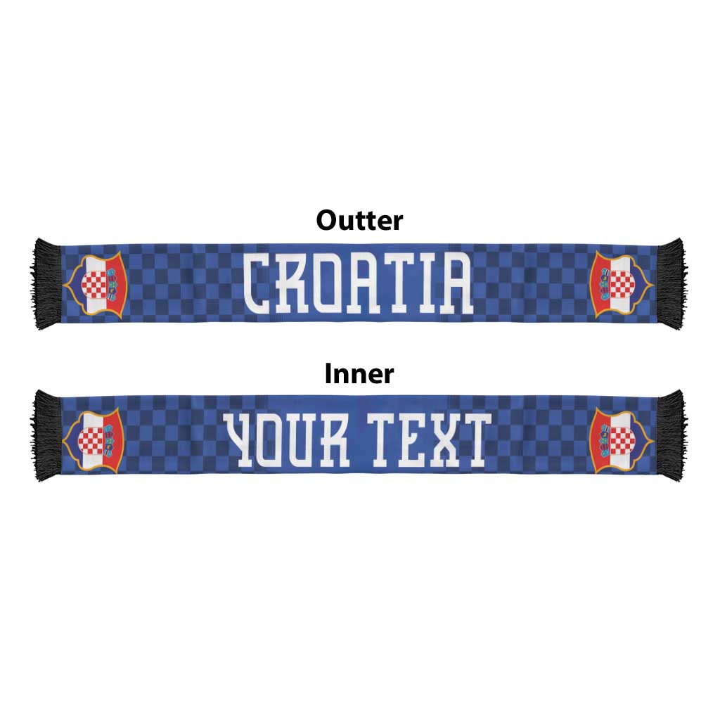Croatia Football Personalized Soccer Scarf Vatreni Glory 2026 Away Colors