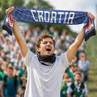 Croatia Football Personalized Soccer Scarf Vatreni Glory 2026 Away Colors