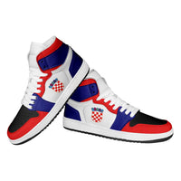 Croatia High Sneakers AJ1 Classic National Flag Style - Wonder Print Shop