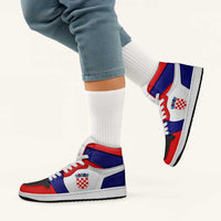 Croatia High Sneakers AJ1 Classic National Flag Style - Wonder Print Shop