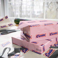 Croatia Wrapping Paper Roll Checkered Retro Hrvatska Zagreb Croatian
