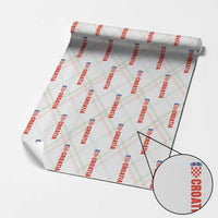 Croatia Wrapping Paper Roll Vintage Hrvatska Zagreb Croatian