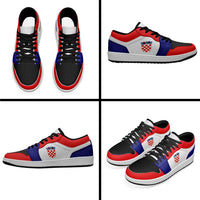 Croatia Low Sneakers Classic National Flag Style - Wonder Print Shop