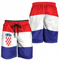 Croatia Shorts for Men National Flag Colors - Wonder Print Shop