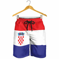 Croatia Shorts for Men National Flag Colors - Wonder Print Shop