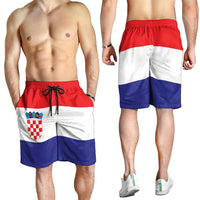 Croatia Shorts for Men National Flag Colors - Wonder Print Shop