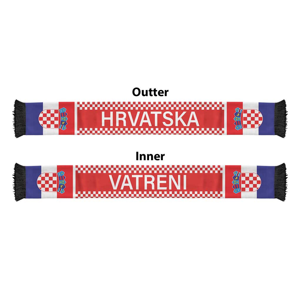 Croatia World Football 2026 Soccer Scarf Go Vatreni Road To Glory