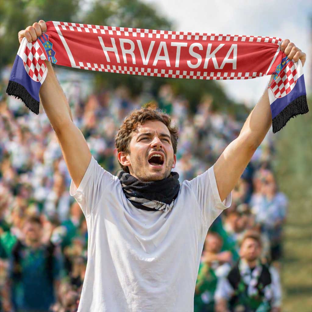 Croatia World Football 2026 Soccer Scarf Go Vatreni Road To Glory