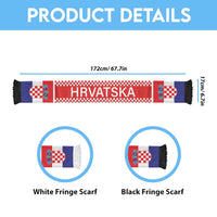Croatia World Football 2026 Soccer Scarf Go Vatreni Road To Glory