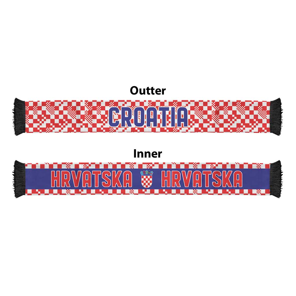 Croatia World Football 2026 Soccer Scarf National Pride Never Stops