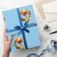 Cross Christian Christmas Wrapping Paper Roll God Is Good All The Time - Wonder Print Shop