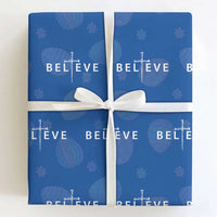 Cross Christian Religious Believe Blessed Faith Graphic Wrapping Paper Roll