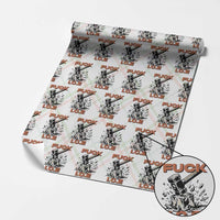 Crush Ice Protest Graphic Wrapping Paper Roll Sledgehammer Smash Against Ice Political Resistance